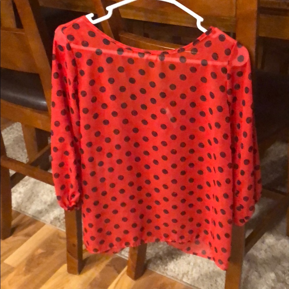 Polka dot shirt